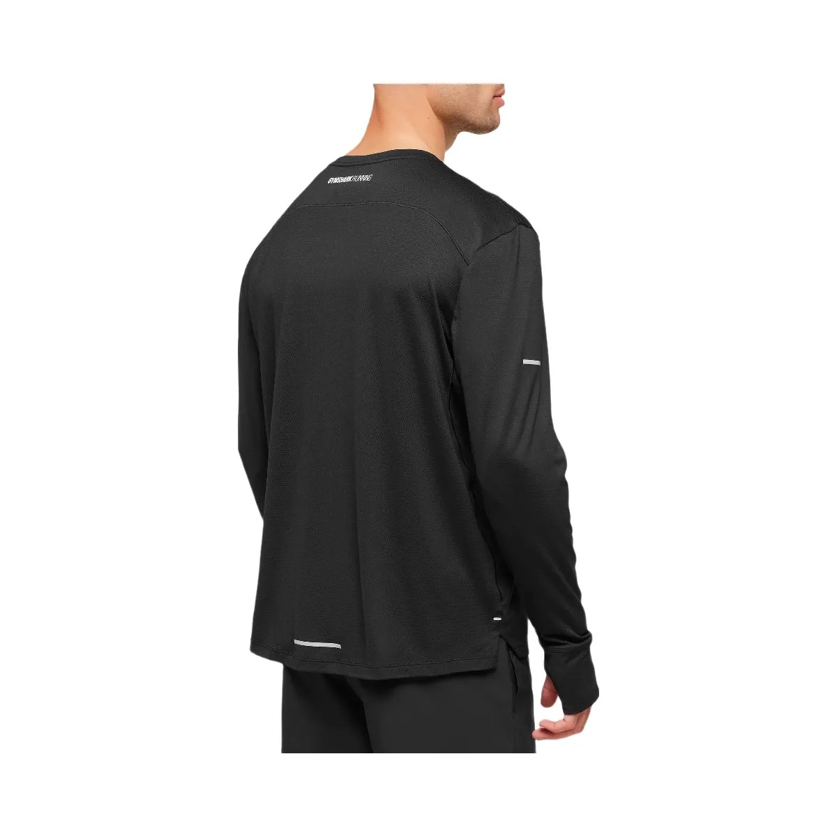 Gymshark Running Long Sleeve T-Shirt - Black - HypeFly India View 6