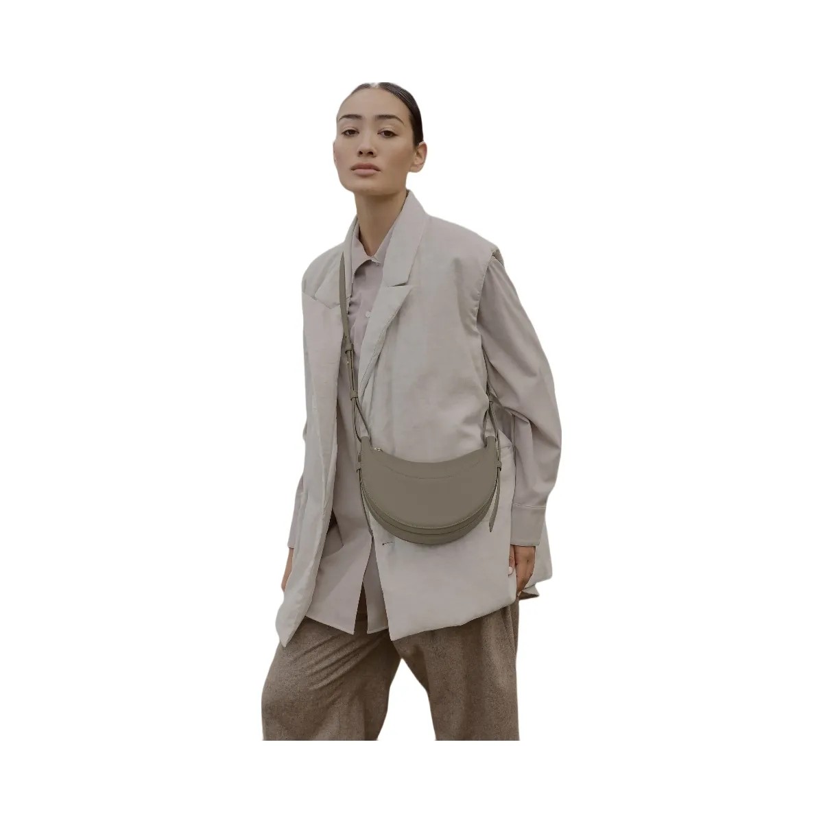 Polene Numero Dix Textured Olive - HypeFly India View 2