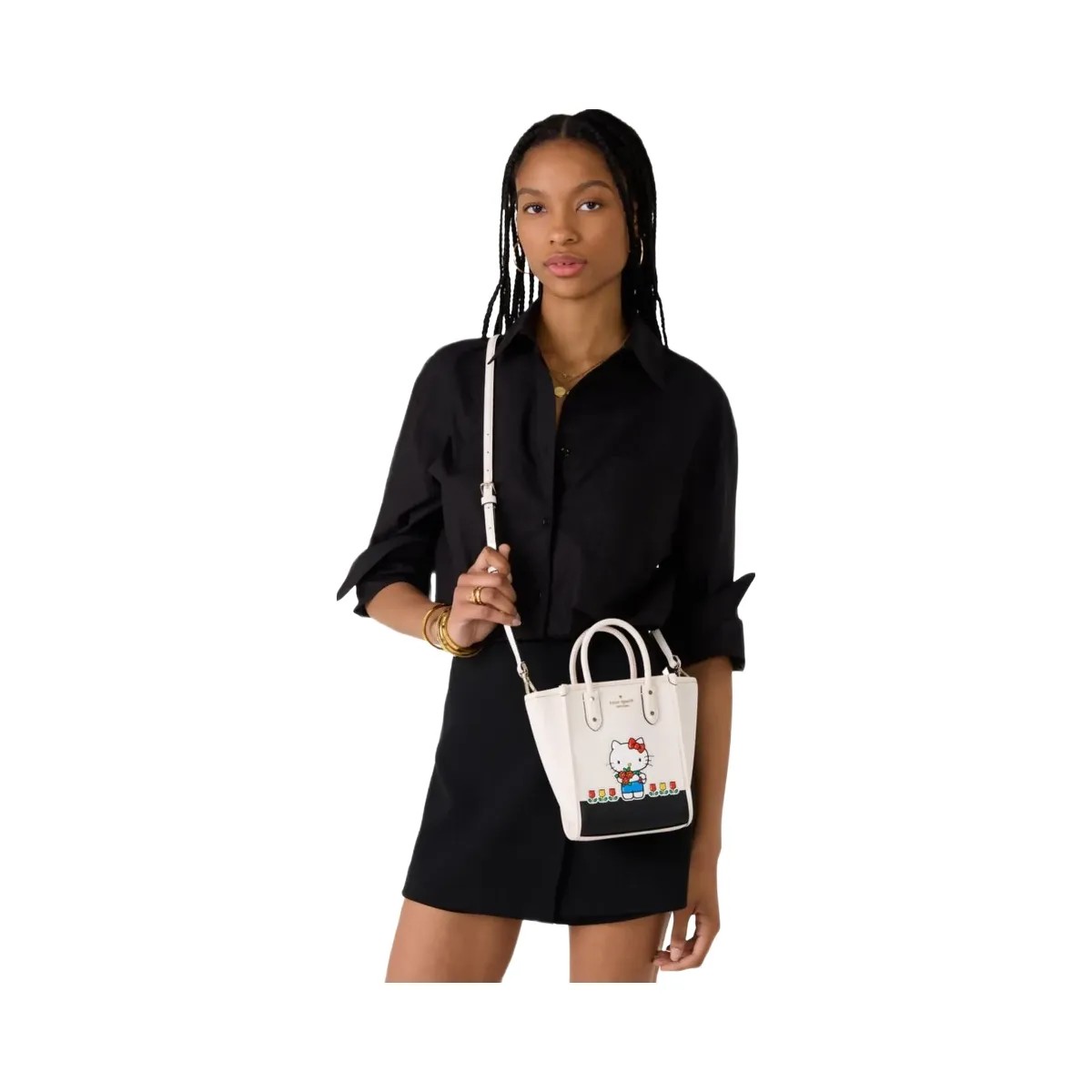 Kate Spade Hello Kitty X Ksny Ella Mini Tote Multi - HypeFly India View 2