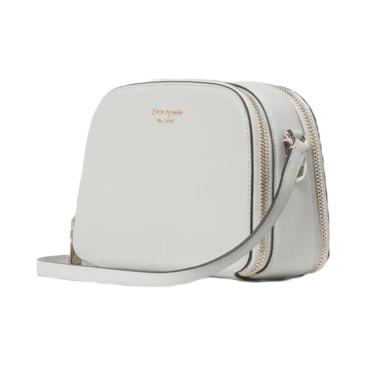 Kate Spade Devin Double Zip Dome Crossbody Stone Path - HypeFly India View 1