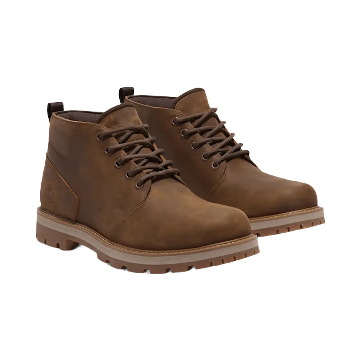 Timberland Britton Road Waterproof Chukka Boot Rust Full-Grain Men'S - HypeFly India View 1