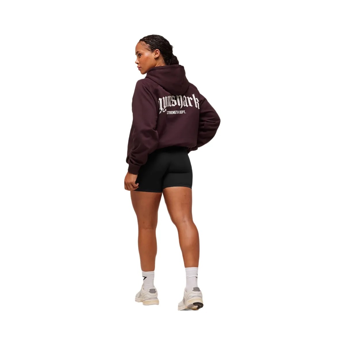 Gymshark Strength Department Oversized Hoodie - Cherry Purple - HypeFly India View 5