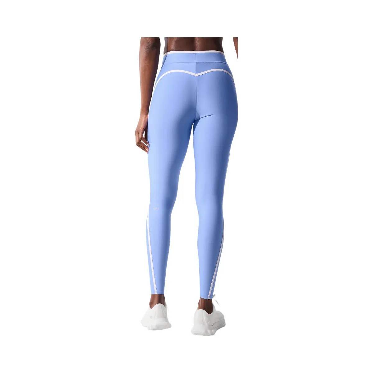 Alo Women's Airlift High Waist Charger 7/8 Legging - Crystal Clear Blue/White - HypeFly India View 2
