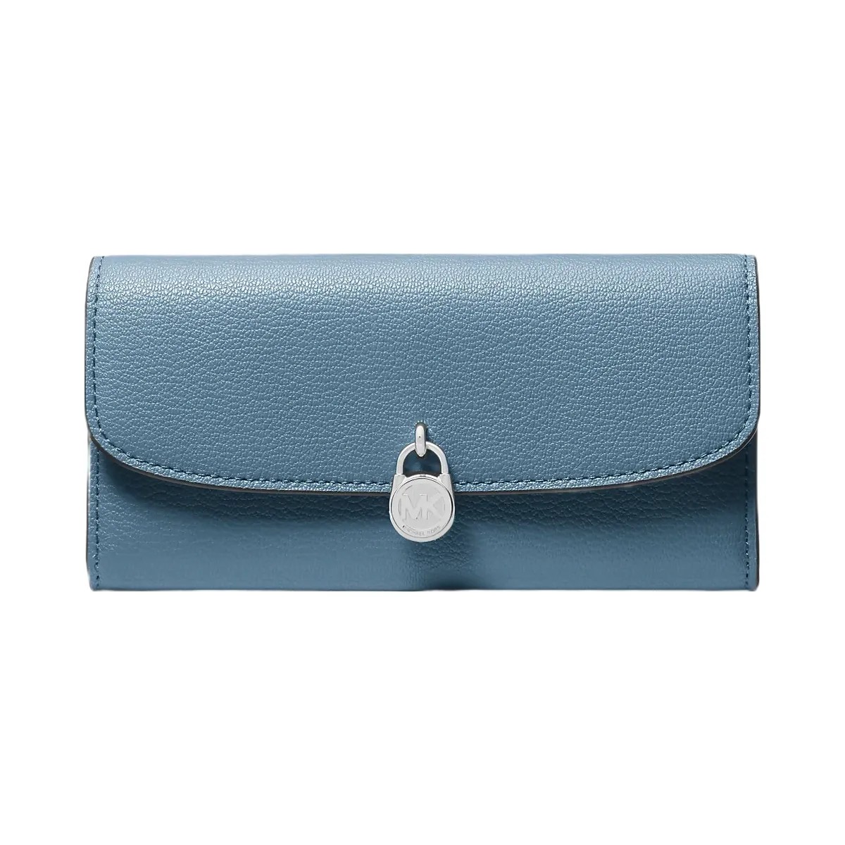 Michael Kors Hamilton Large Leather Continental Wallet Cornflower - HypeFly India View 1