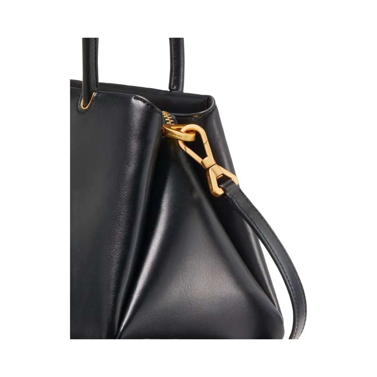 Kate Spade Grace Fine Grain Leather Medium Satchel Black - HypeFly India View 6