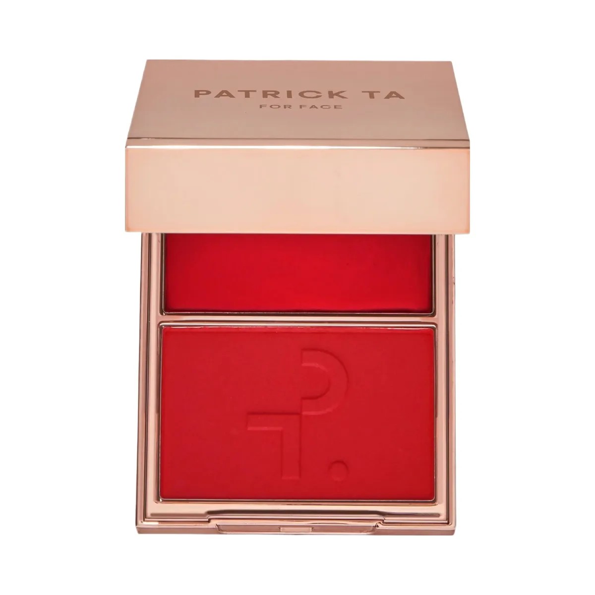 PATRICK TA Major Headlines Double-Take Crme & Powder Blush Duo 'She Left Me On Red' - HypeFly India View 1