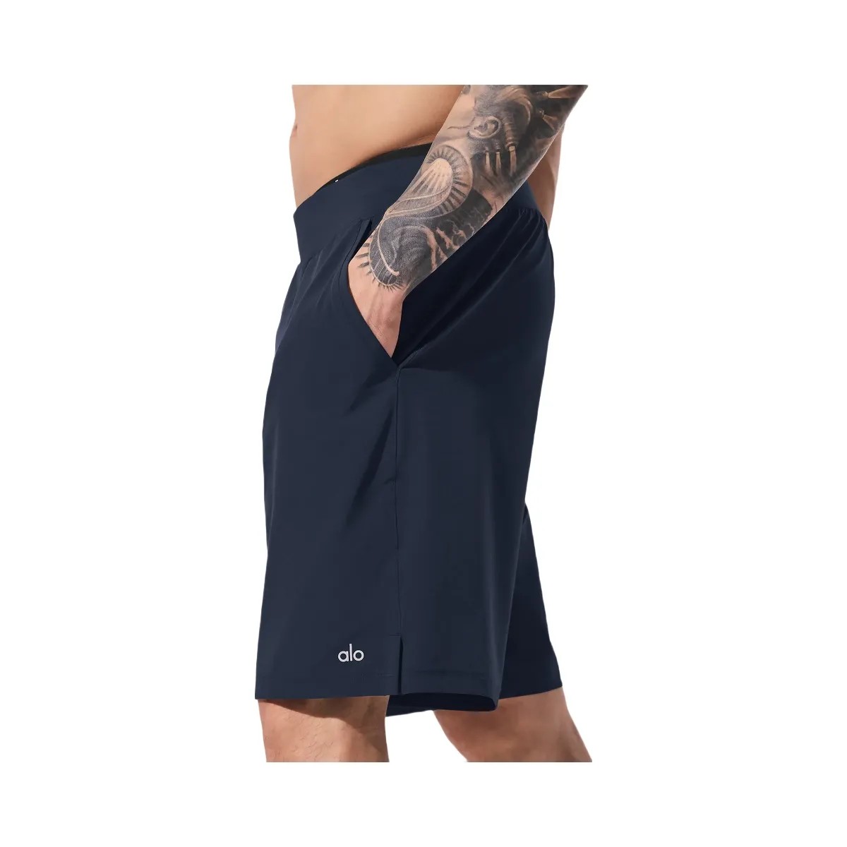 Alo Men's 9" Repetition Short - Navy - HypeFly India View 4