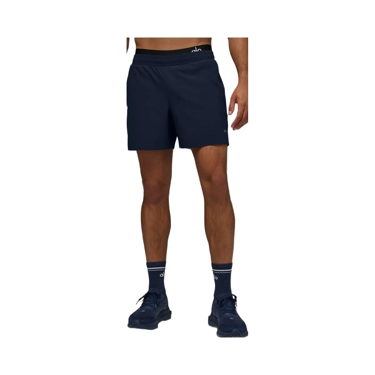Alo Men's 5" Traction Running Short - Navy - HypeFly India View 3