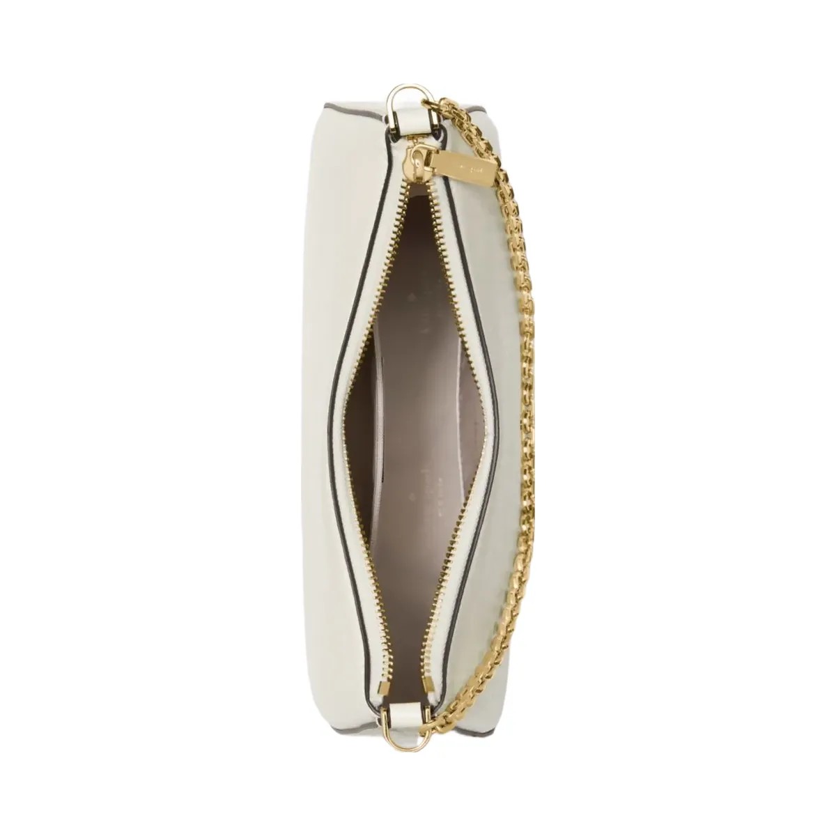 Kate Spade Margot Textured Patent Leather Convertible Crossbody Meringue - HypeFly India View 4
