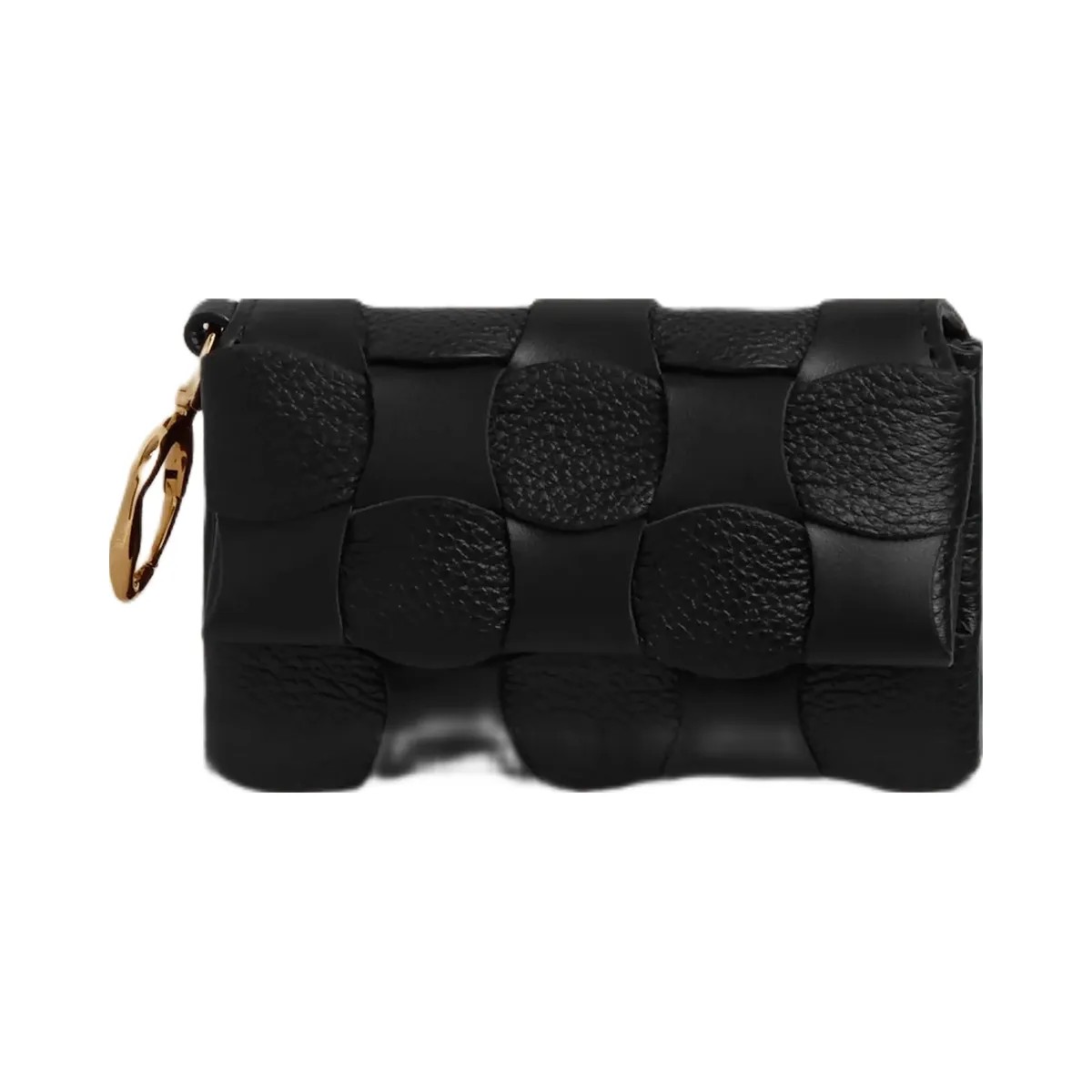 Polene Neiti Card Holder Duo Black - HypeFly India View 2