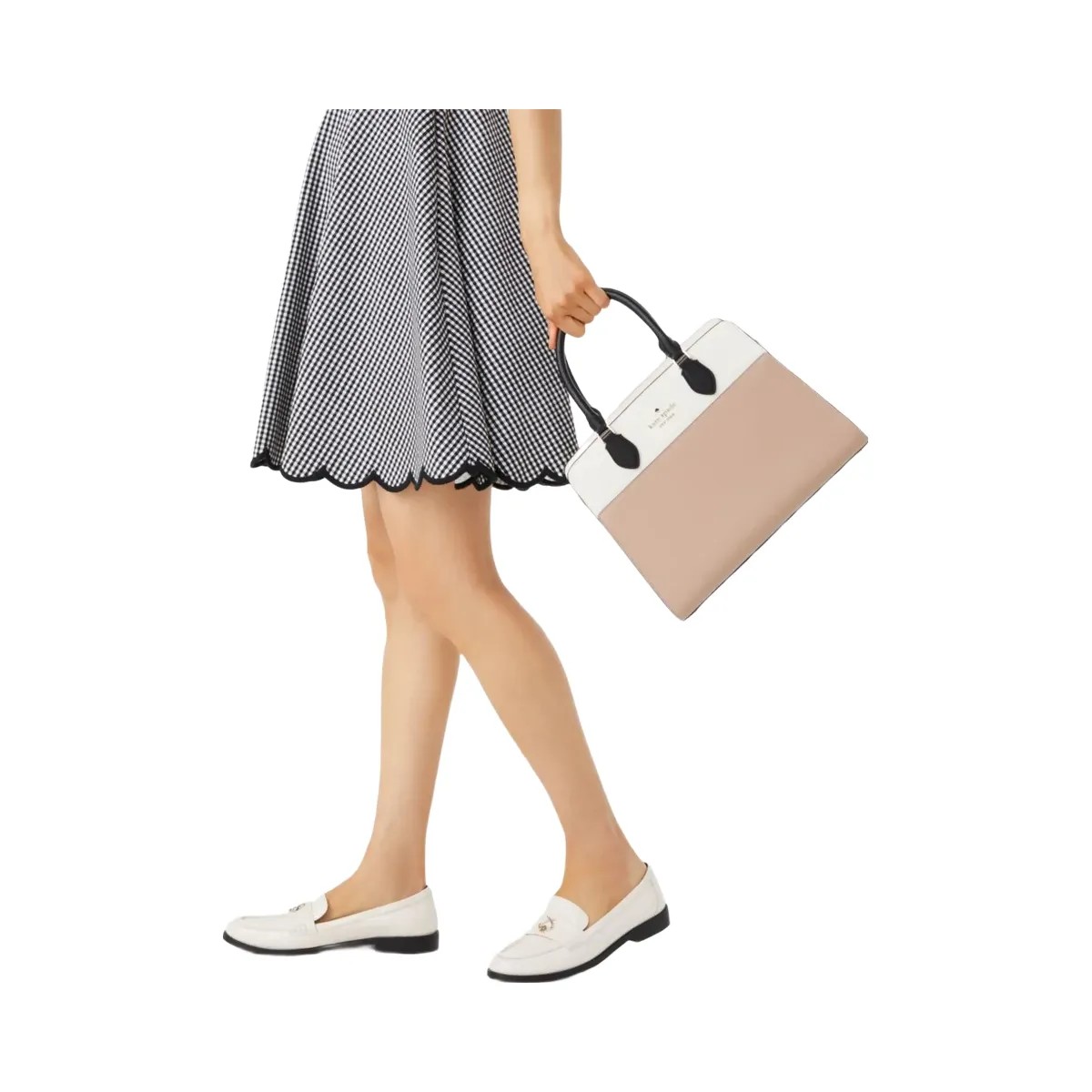 Kate Spade Madison Medium Satchel Toasted Hazelnut Multi - HypeFly India View 2