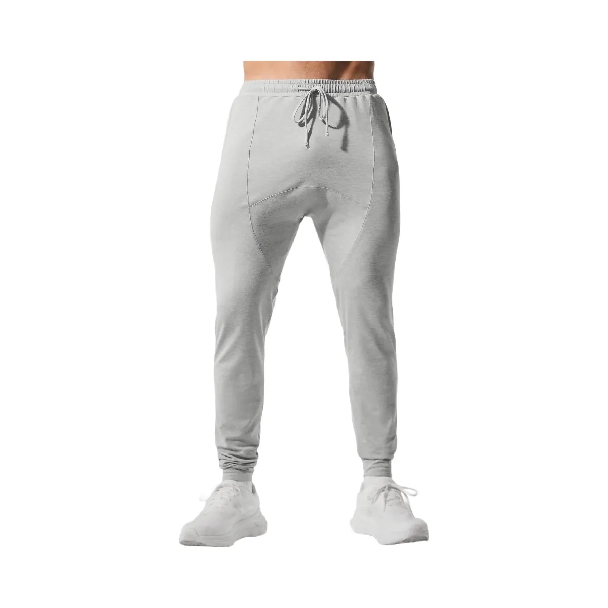 Alo Men's Conquer Revitalize Pant - Athletic Heather Grey - HypeFly India View 2
