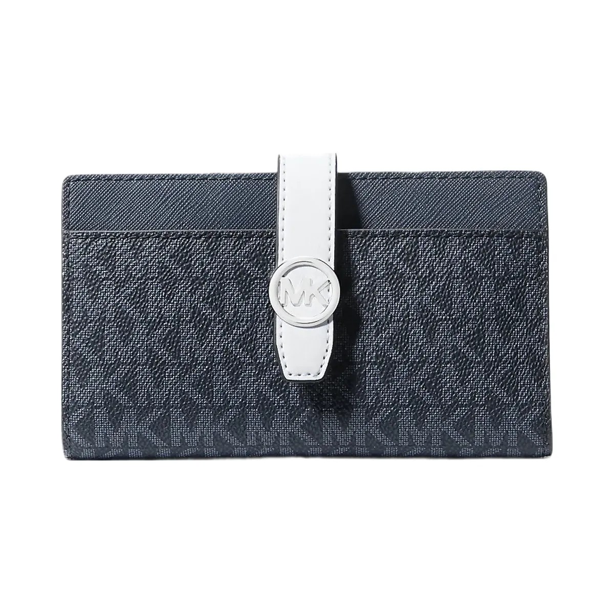 Michael Kors Greenwich Medium Signature Logo Wallet Admirl Multi - HypeFly India View 1