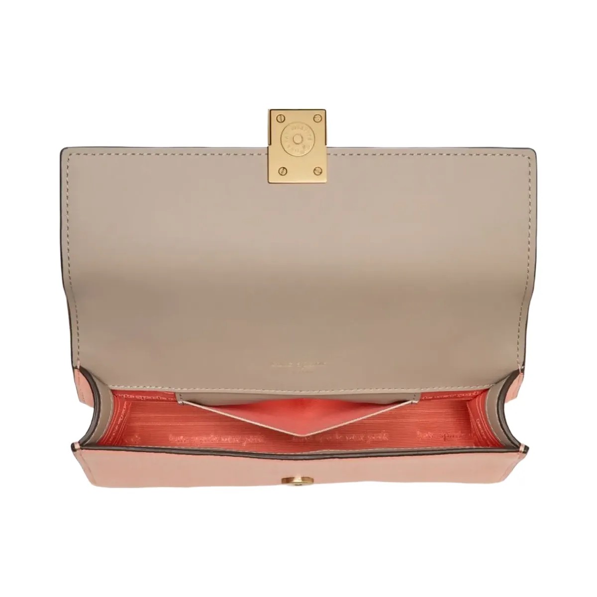 Kate Spade Deco Mini Flap Chain Crossbody Apricot Cream - HypeFly India View 4