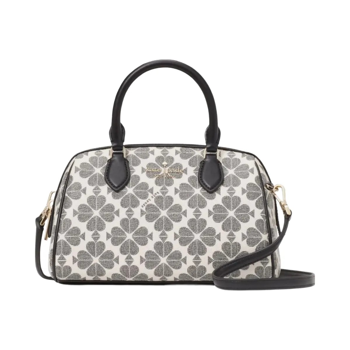 Kate Spade Flower Small Dolly Duffle Black Multi - HypeFly India View 1