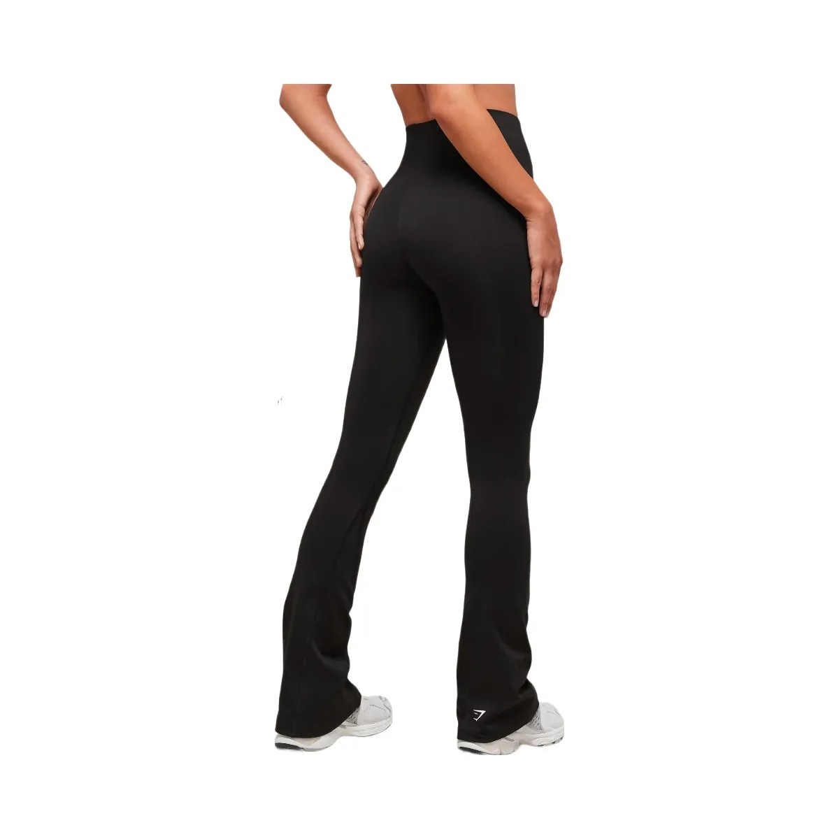 Gymshark Vital Soft Flared Leggings - Black - HypeFly India View 2