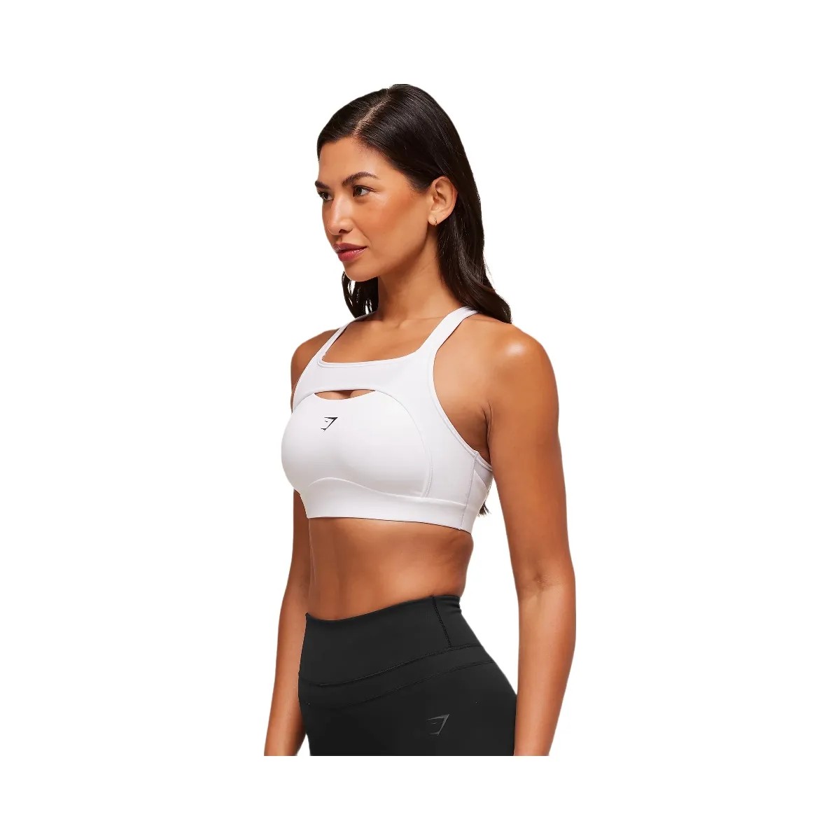 Gymshark Alpha High Support Sports Bra - White - HypeFly India View 3