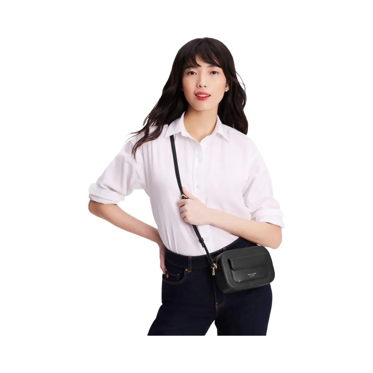 Kate Spade Ava Crossbody Black - HypeFly India View 2