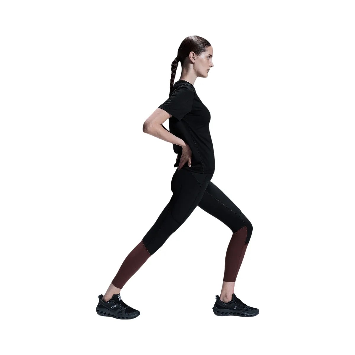 On Trek Tight Black | Mulberry - HypeFly India View 3