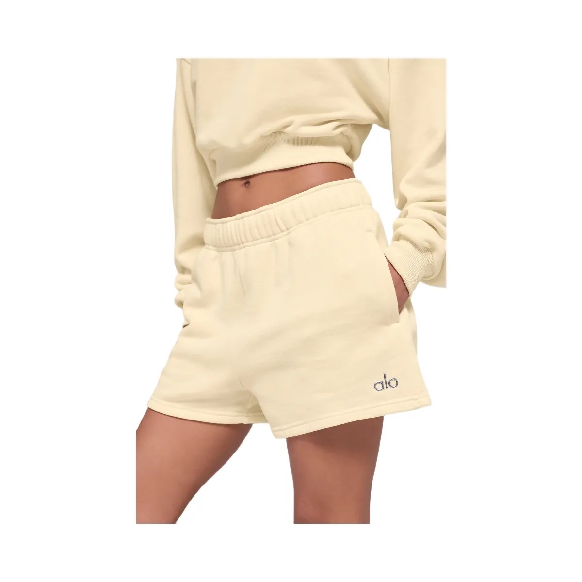 Alo Women's Accolade Short - Candlelight Yellow - HypeFly India View 2