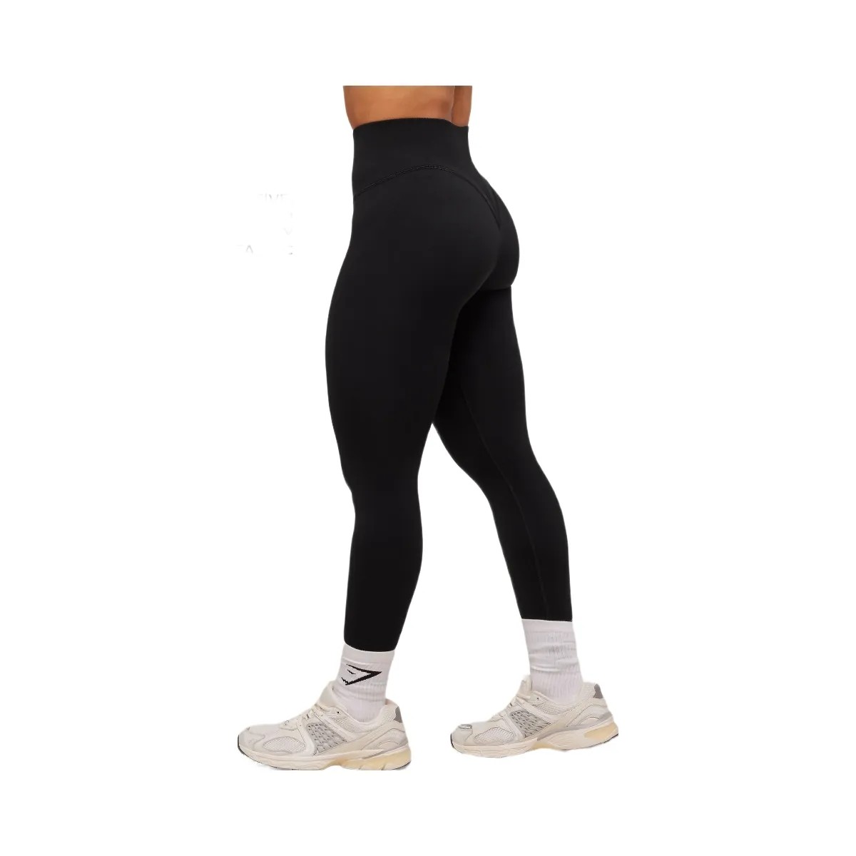 Gymshark Activate Seamless Leggings - Black - HypeFly India View 2