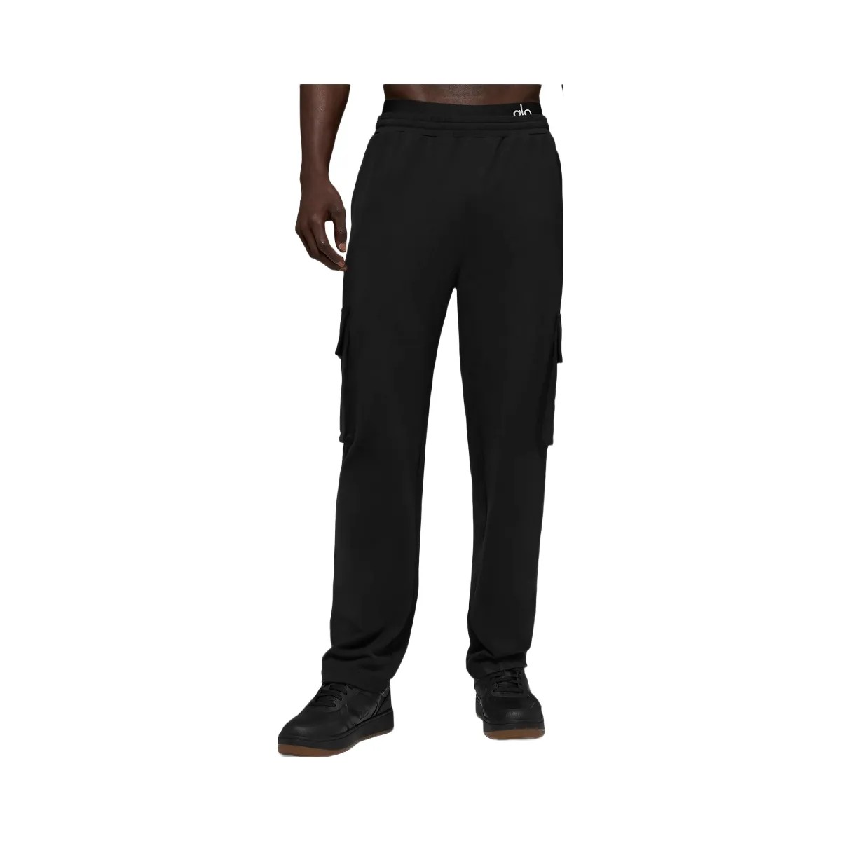 Alo Men's Double Take Cargo Pant - Black - HypeFly India View 2