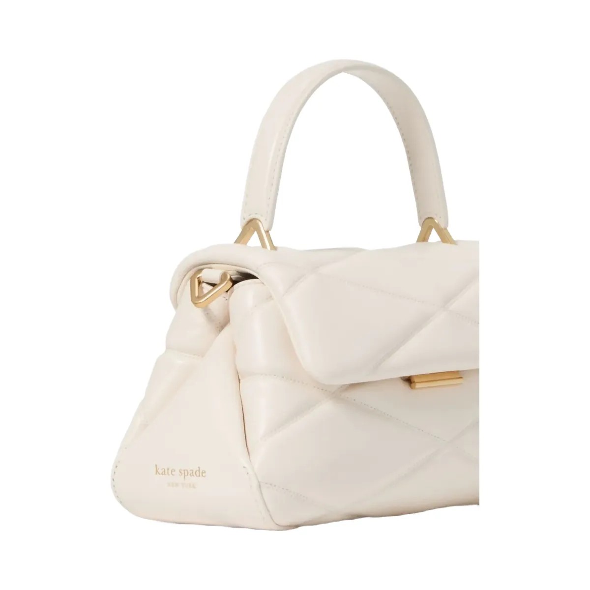Kate Spade Grace Quilted Top Handle Bag Cream - HypeFly India View 6