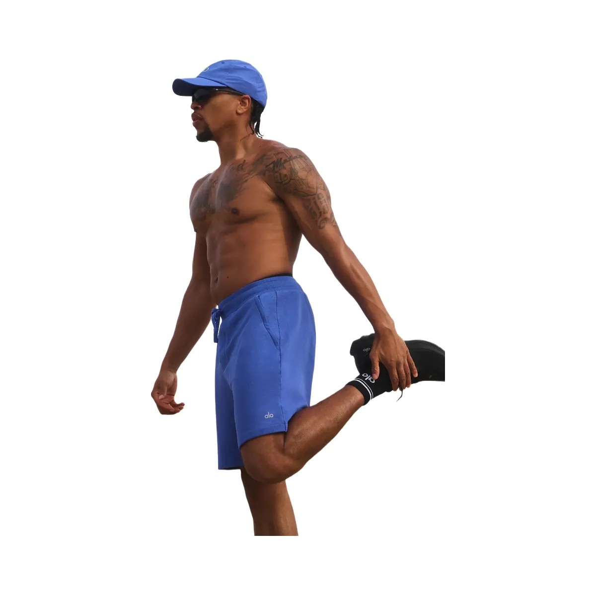 Alo Men's Chill Short - Marathon Blue - HypeFly India View 5