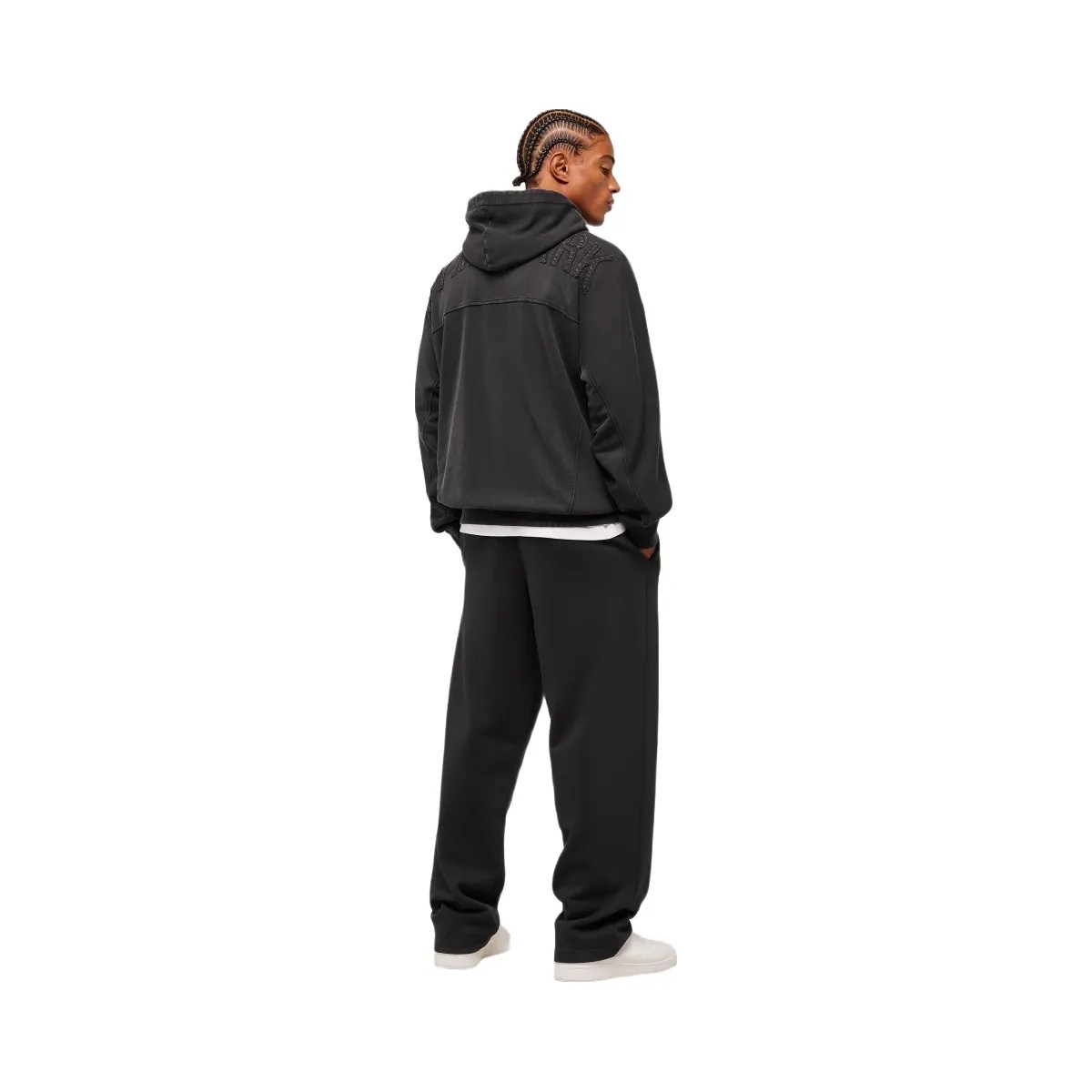 Gymshark Power Washed Hoodie - GS Black - HypeFly India View 2