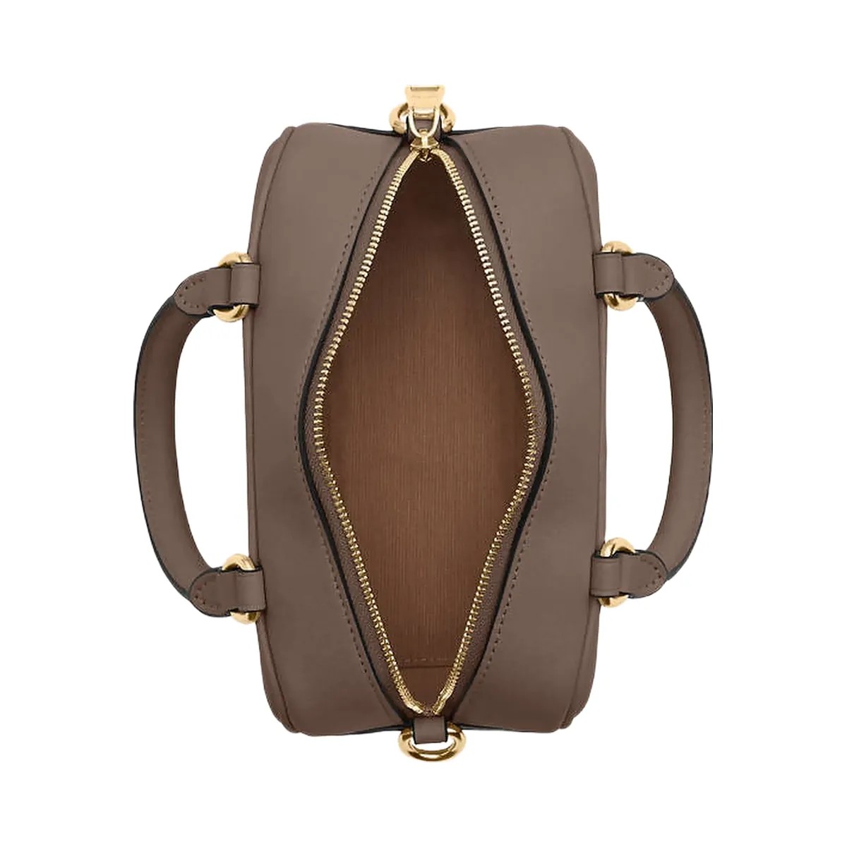 Coach Satchel Crossbody Smooth Leather-Gold-Dark Stone - HypeFly India View 4