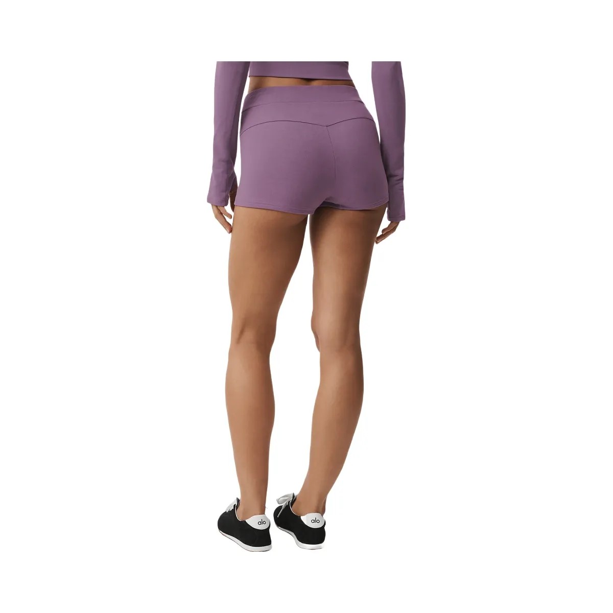 Alo Women's Sway My Way Micro Short - Plum Kiss - HypeFly India View 1