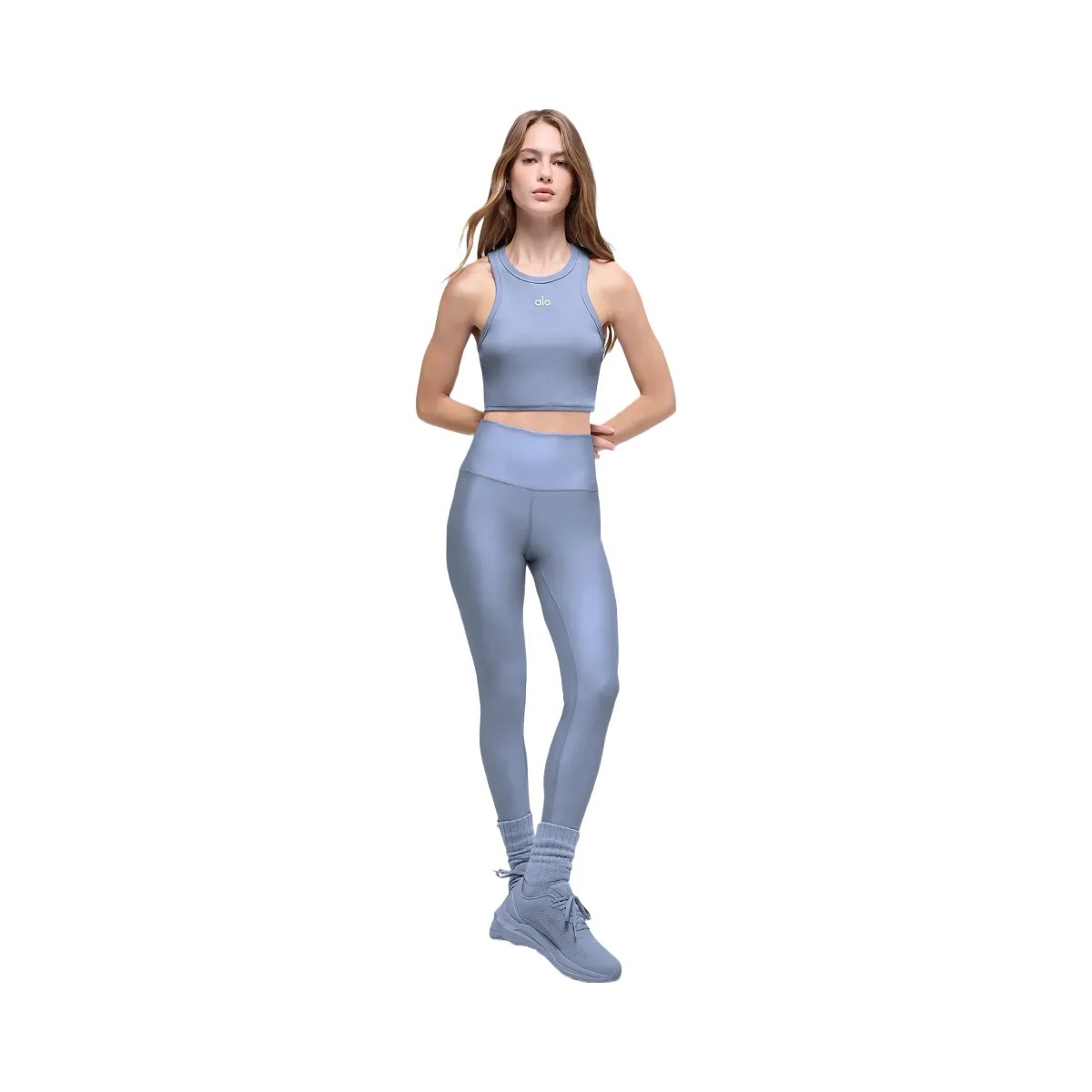 Alo Women's High-Waist Airlift Legging - Winter Frost - HypeFly India View 5