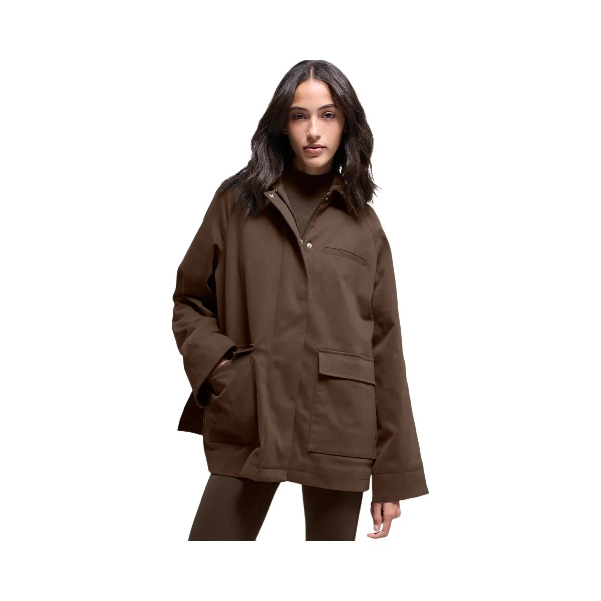 Alo Women's Twill Barn Jacket - Espresso - HypeFly India View 1