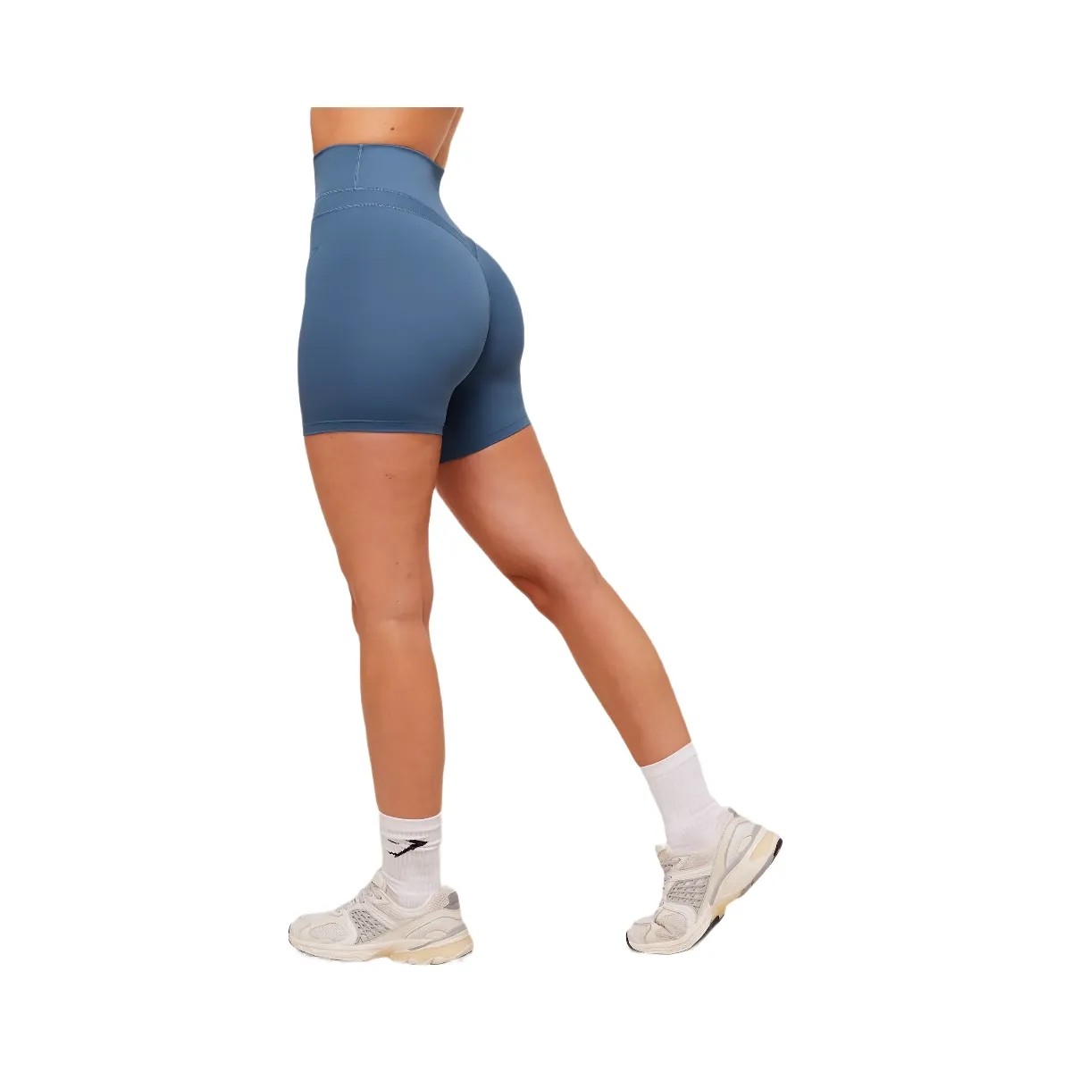 Gymshark Whitney Shorts - Compound Blue - HypeFly India View 3