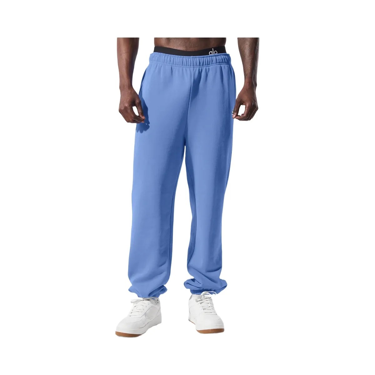 Alo Men's Accolade Sweatpant - Crystal Clear Blue - HypeFly India View 1