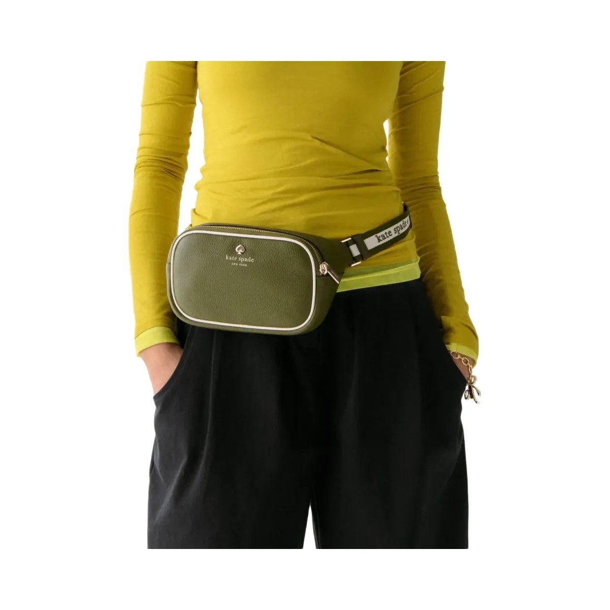 Kate Spade Emma Belt Bag Enchanted Green Multi - HypeFly India View 2