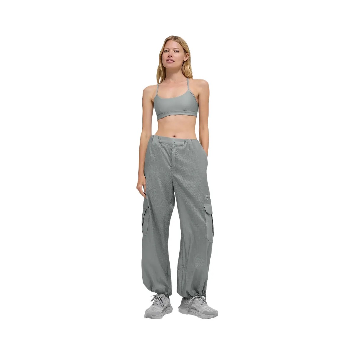 Alo Women's Airlift Intrigue Bra - Lunar Grey - HypeFly India View 3