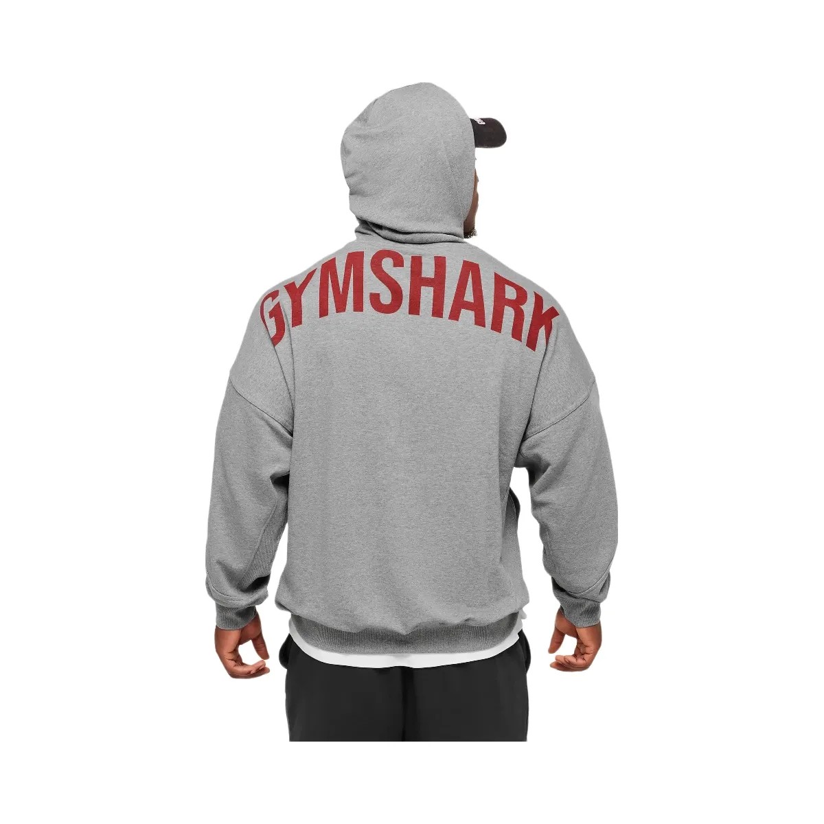 Gymshark Power Hoodie - Charcoal Core Marl - HypeFly India View 6