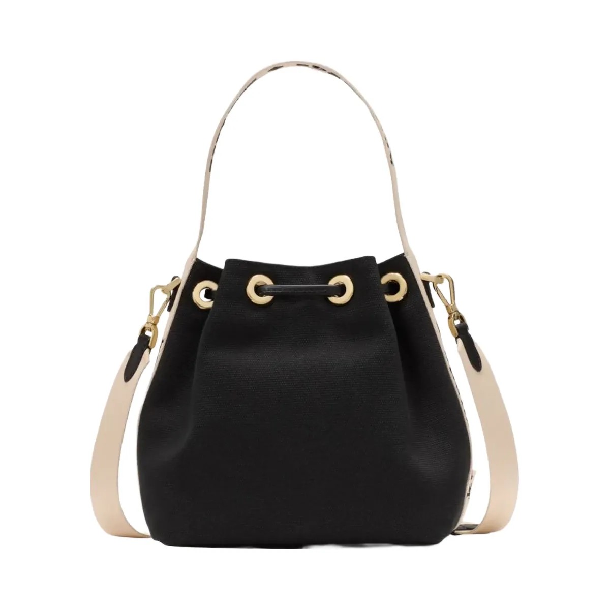 Kate Spade Kip Canvas Bucket Bag Black - HypeFly India View 5