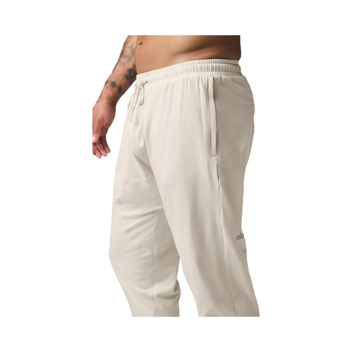 Alo Men's Conquer Revitalize Pant - Bone - HypeFly India View 4