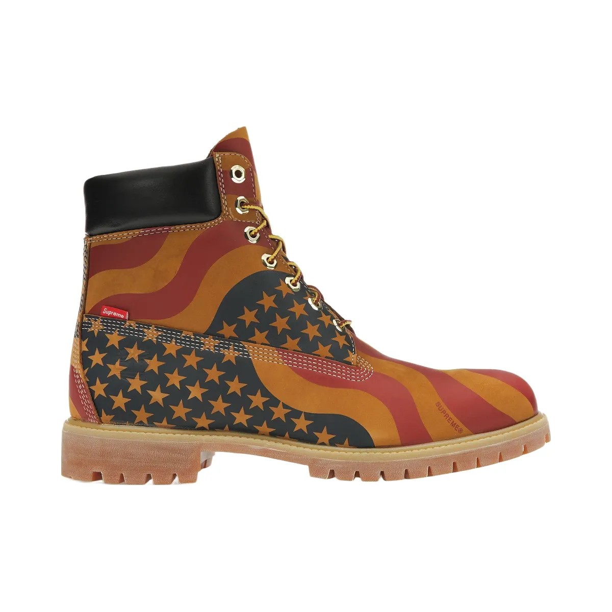 Timberland 6" Boot Supreme Stars & Stripes Wheat - HypeFly India View 1