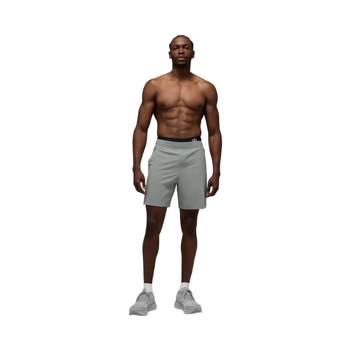 Alo Men's 7" Repetition Pro Short - Lunar Grey - HypeFly India View 1