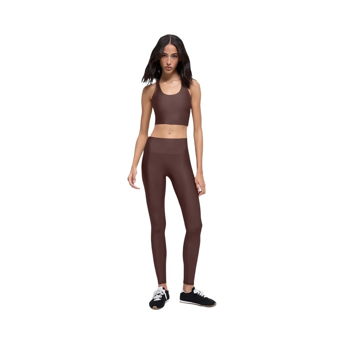 Alo Women's Airlift Super Sleek Bra Tank - Brownstone - HypeFly India View 5