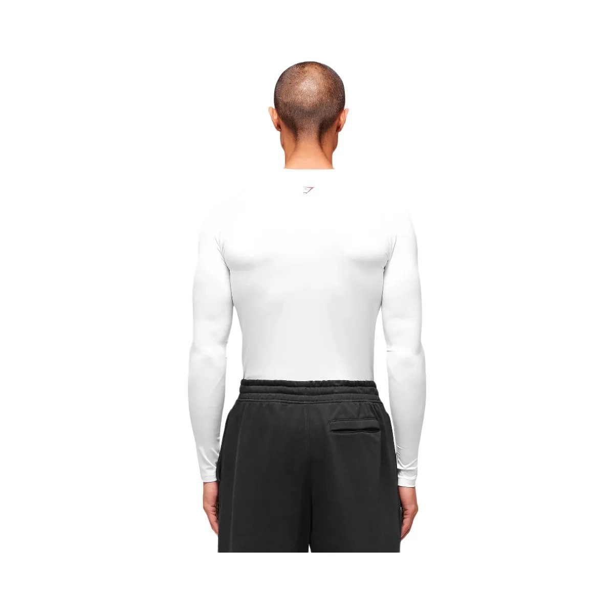 Gymshark GSLC Baselayer Long Sleeve T-Shirt - White - HypeFly India View 2