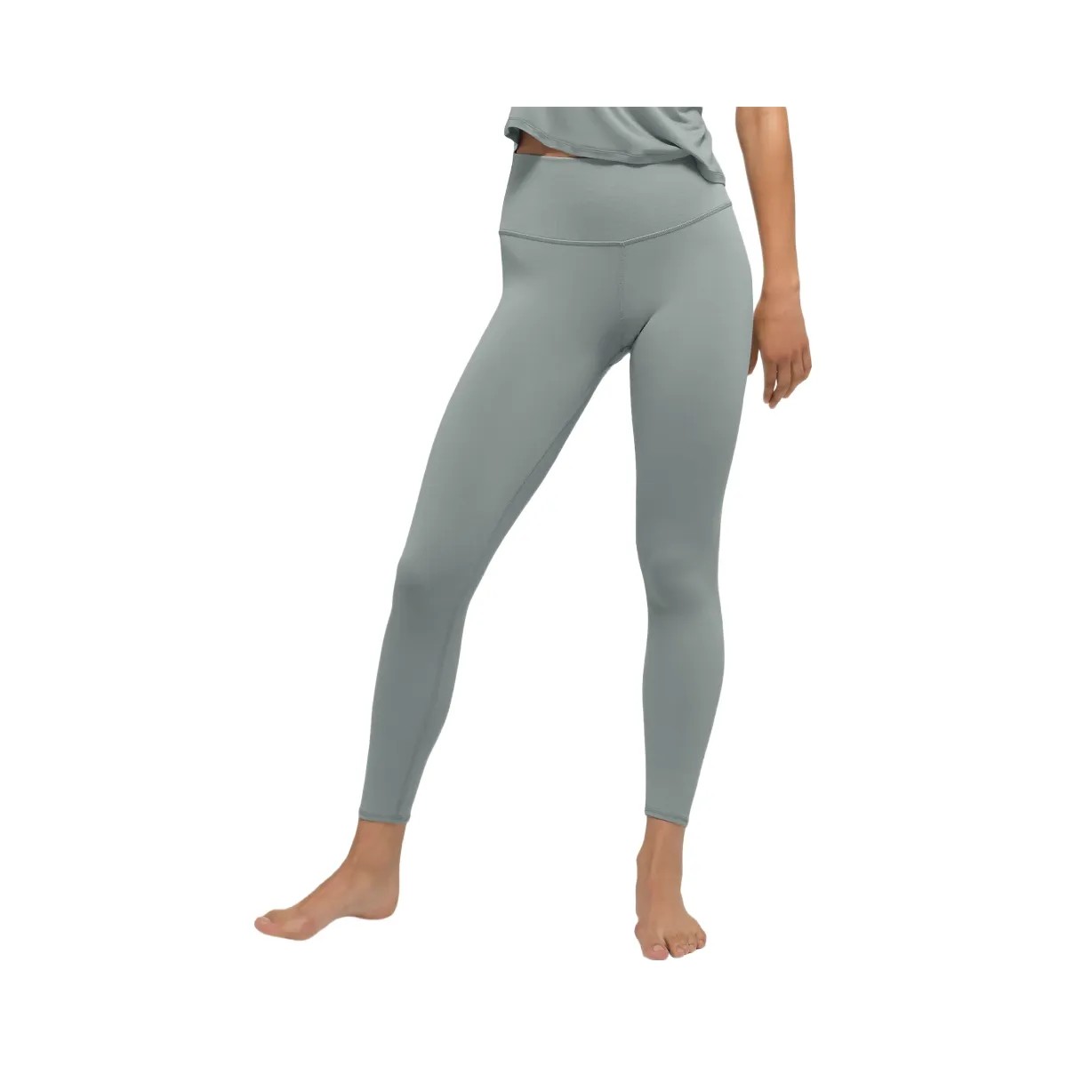 Alo Women's 7/8 High-Waist Airbrush Legging - Lunar Grey - HypeFly India View 1