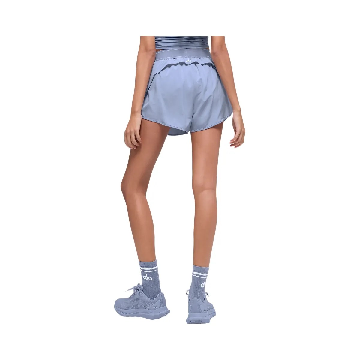 Alo Women's Match Point Short - Winter Frost - HypeFly India View 2