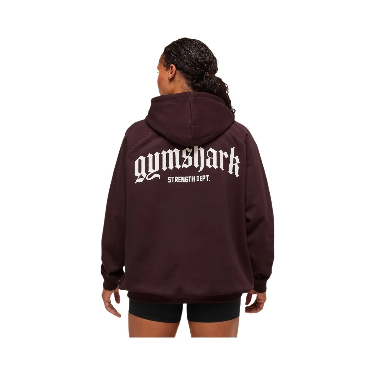Gymshark Strength Department Oversized Hoodie - Cherry Purple - HypeFly India View 6