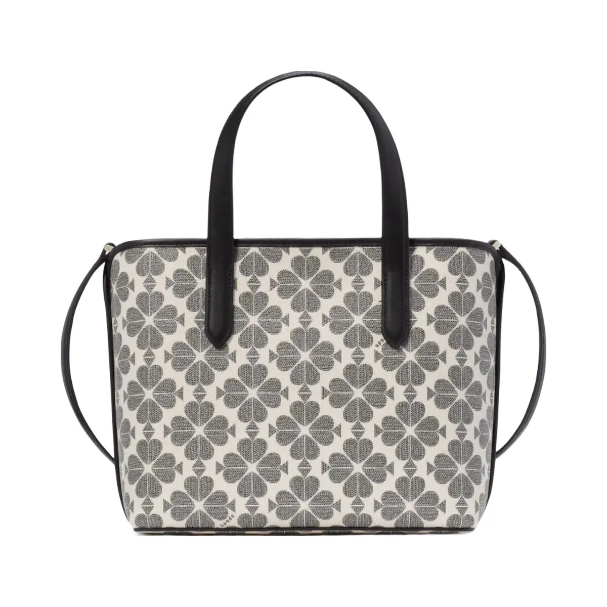 Kate Spade Flower Small Tote Black Multi - HypeFly India View 5