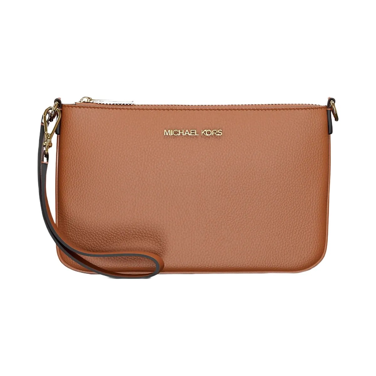 Michael Kors Jet Set Small Pebbled Leather Convertible Wristlet Luggage - HypeFly India View 1