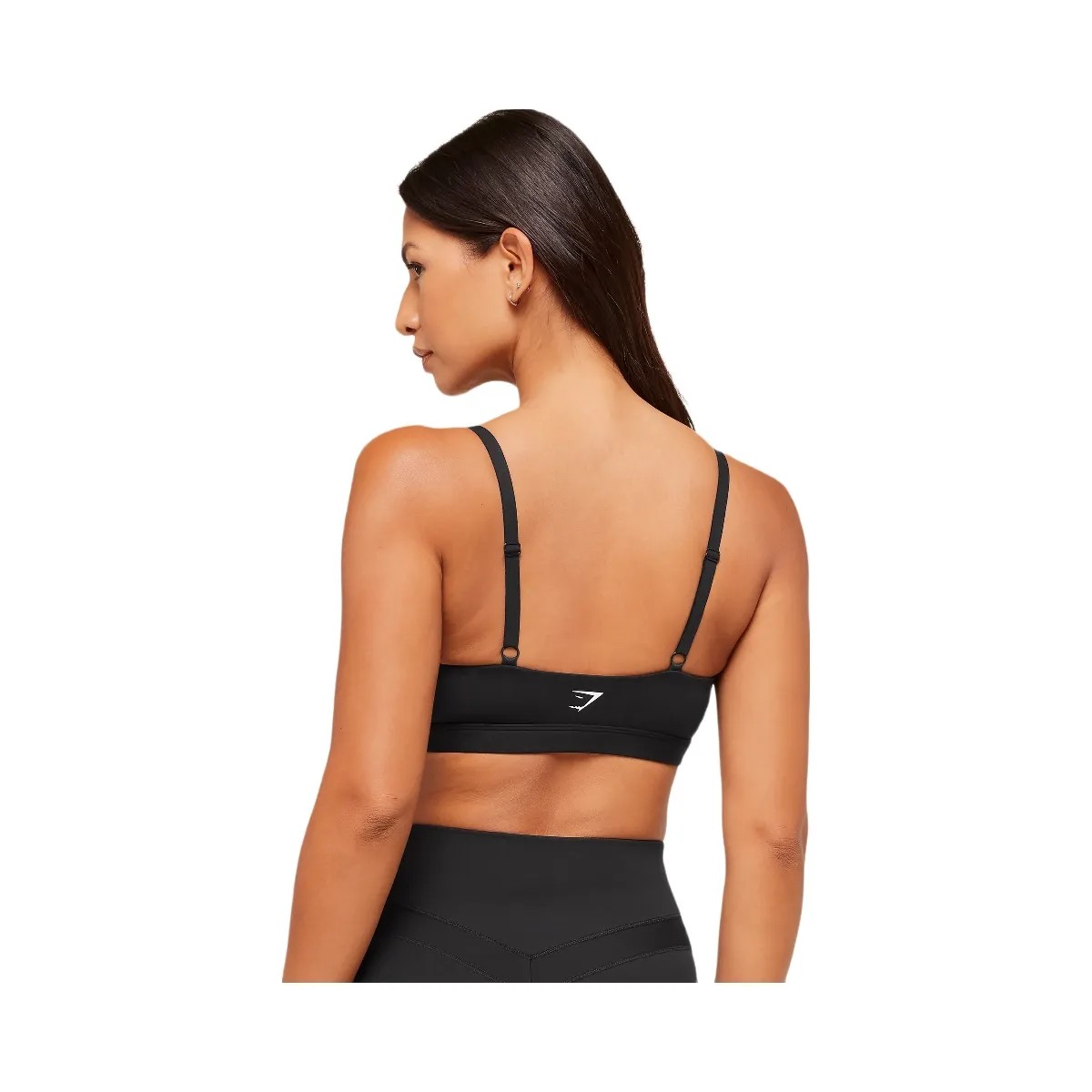 Gymshark Balcony Peekaboo Sports Bra - Black - HypeFly India View 2